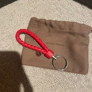 Bottega veneta keychain red